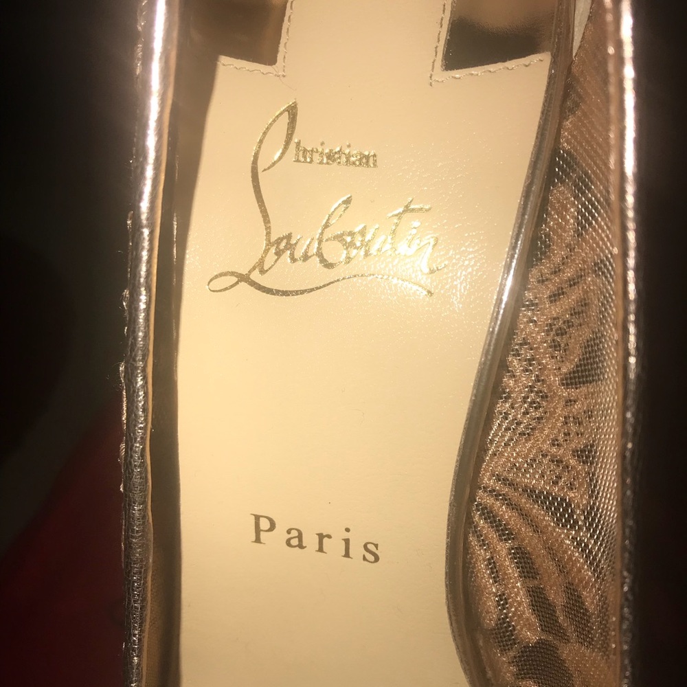 Christian Louboutin Rose Gold follies - Picture 7 of 8
